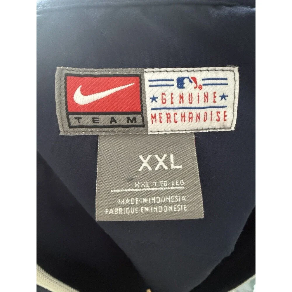 Vintage New York Yankees Nike Center Swoosh Windbreaker Pullover Size 2XL